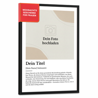 Personalisiertes Poster – eigene Definition