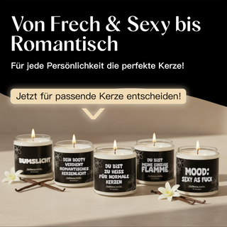 Duftkerze im Glas mit frechem Spruch - Bitch, You're my Soulmate!
