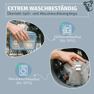 Aufkleber Kleidung "Namensaufkleber Kinder" - Motiv Auto