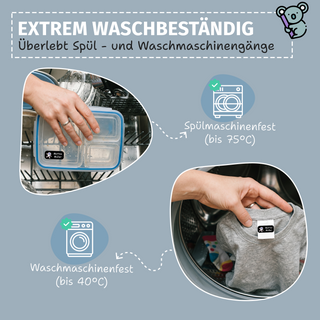 Aufkleber Kleidung "Namensaufkleber Kinder" - Motiv Space