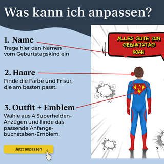 Personalisiertes Poster – Geldgeschenk Geburtstag 18 Jahre für ihn