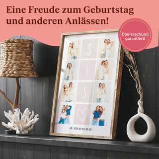 Personalisiertes Poster – 8Foto Collage SIS