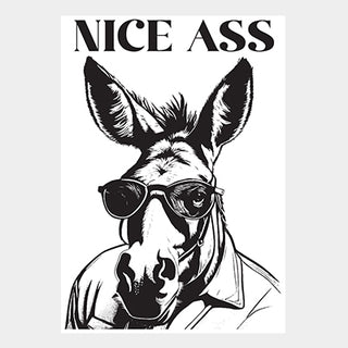Poster - Nice Ass Esel Illustration