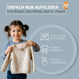 Aufkleber Kleidung "Namensaufkleber Kinder" - Motiv Auto