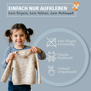 Aufkleber Kleidung "Namensaufkleber Kinder" - Motiv Bauernhof Tiere