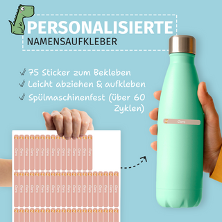 Aufkleber Stifte "Namensaufkleber Kinder" – Motiv Waldtiere