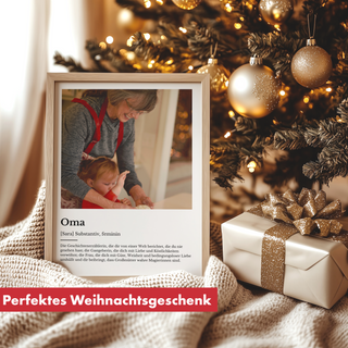 Personalisiertes Poster – Definition Oma