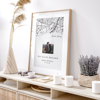Personalisiertes Poster – Wo alles begann Foto Edition