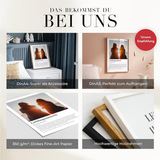 Personalisiertes Poster – Definition Lieblingsmensch