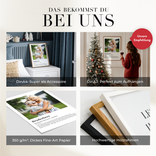 Personalisiertes Poster – Definition Bruderherz