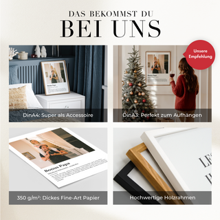 Personalisiertes Poster – Definition Bonus Papa