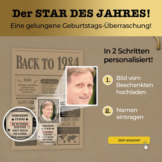 Personalisiertes Poster – Back to 1984