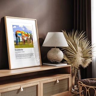 Personalisiertes Poster – Definition Erzieherin