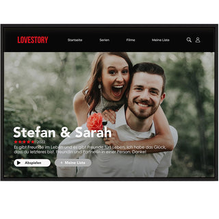 Personalisiertes Poster – Serien Design Querformat