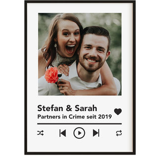 Personalisiertes Poster – Spotify Design