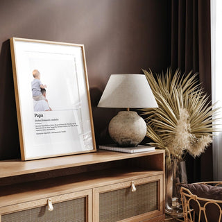 Personalisiertes Poster – Definition Papa