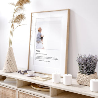 Personalisiertes Poster – Definition Papa