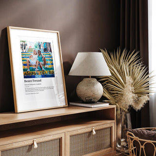 Personalisiertes Poster – Definition Bester Freund