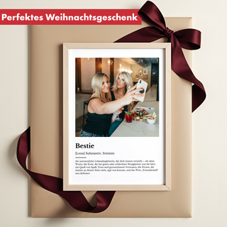 Personalisiertes Poster – Definition Bestie