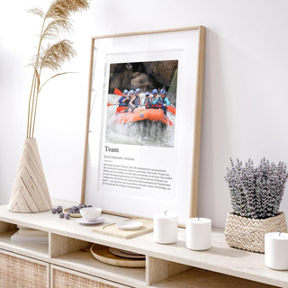 Personalisiertes Poster – Definition Team