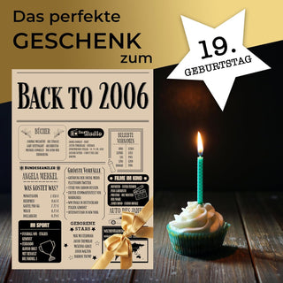Personalisiertes Poster – Back to 2006
