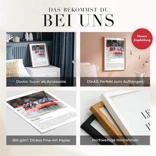 Personalisiertes Poster – Definition Team