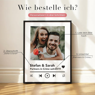 Personalisiertes Poster – Spotify Design