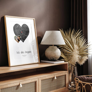 Personalisiertes Poster – Wo alles begann mit Foto