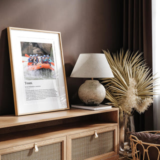 Personalisiertes Poster – Definition Team