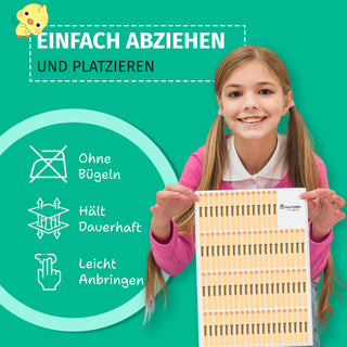 Personalisierte Namensaufkleber – Dschungel-Tiere