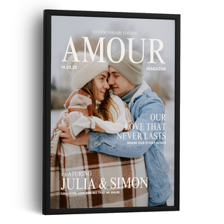 Personalisiertes Poster – Magazin Motiv