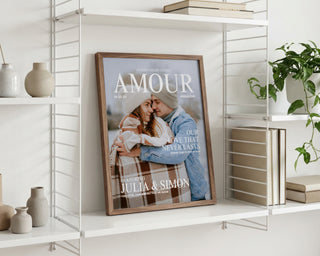 Personalisiertes Poster – Magazin Motiv