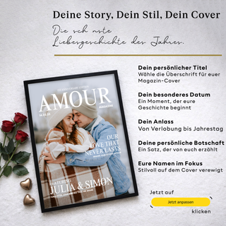 Personalisiertes Poster – Magazin Motiv
