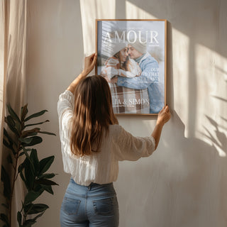 Personalisiertes Poster – Magazin Motiv