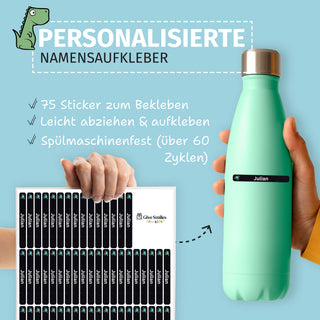 Aufkleber der Marke "Namensaufkleber Kinder" – Motiv Weltraum